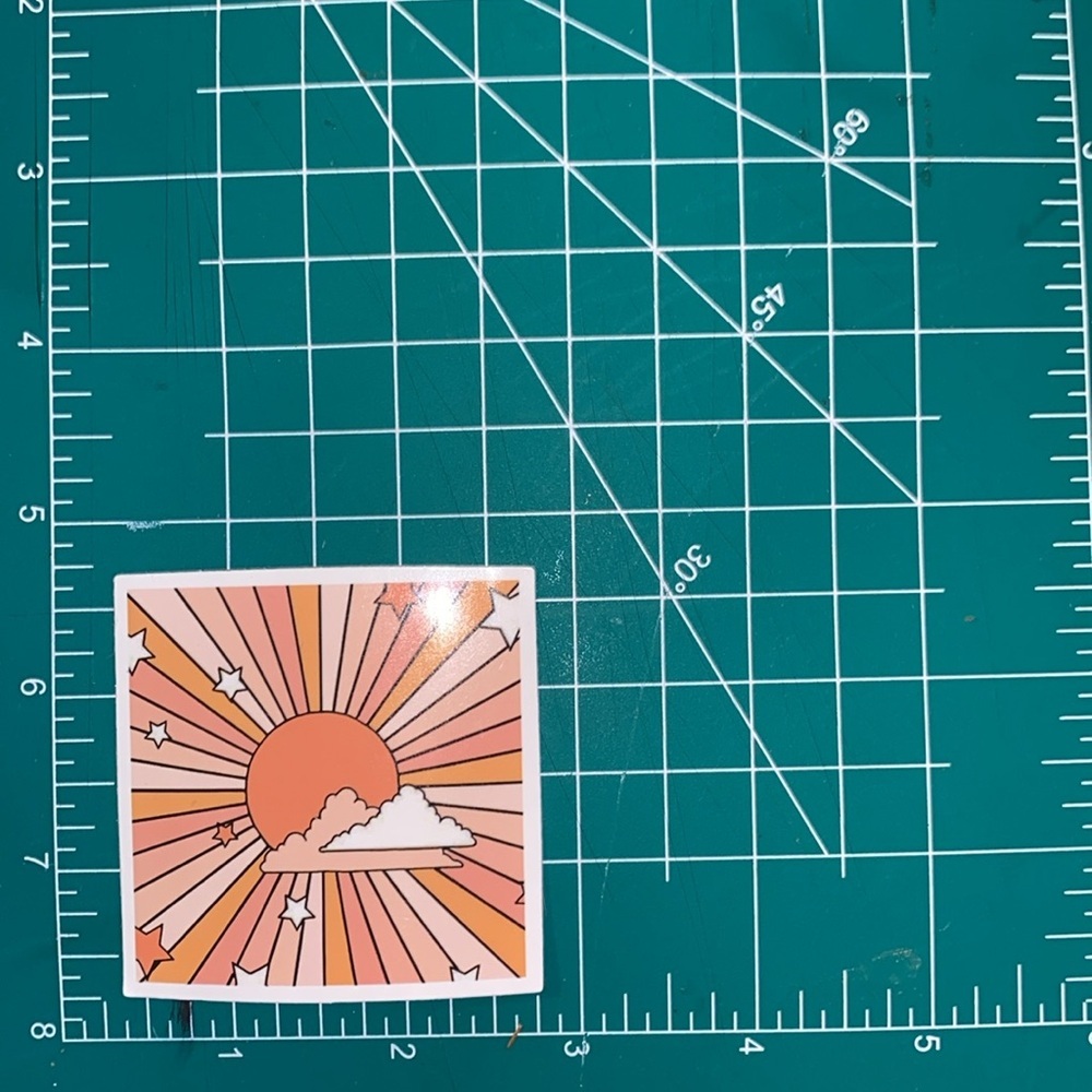 π20/$12π Sunset Starburst Sticker - Picture 2 of 3